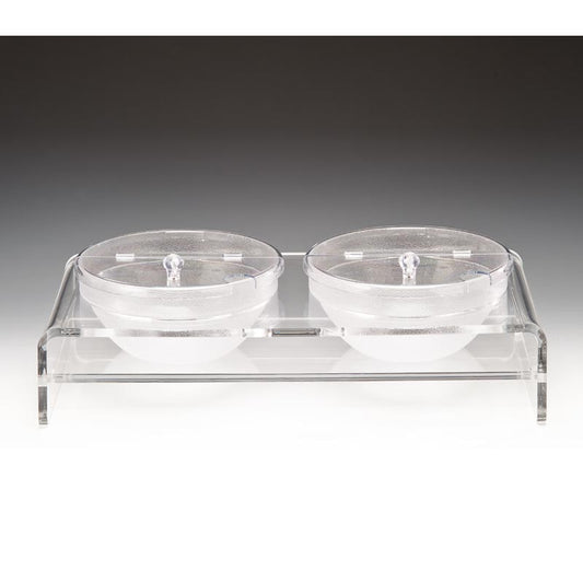 Zicco ZCP-285 Kaseli Polikarbon Teşhir Standı, 2'li, 23x30x29 cm