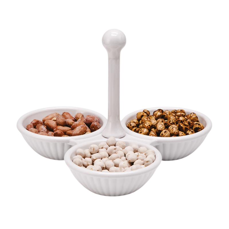 Zicco K-969 3’lü Melamin Çerezlik, Beyaz