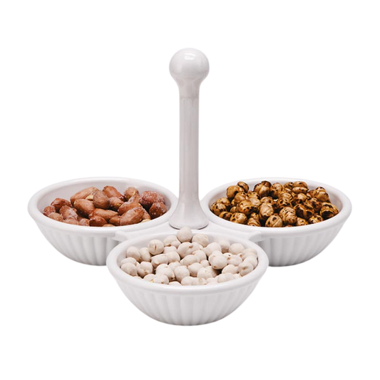 Zicco K-969 3’lü Melamin Çerezlik, Beyaz