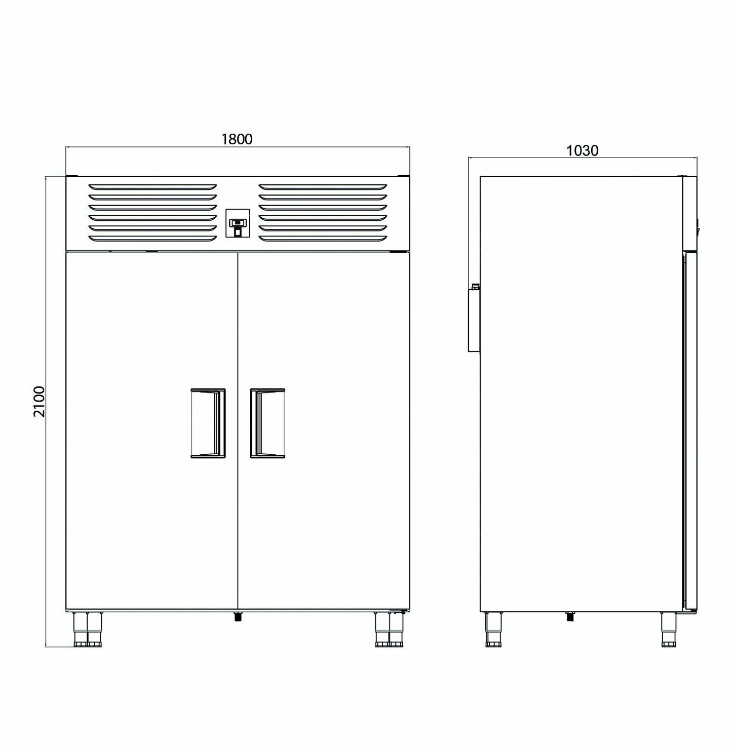 Cake Blast-2 Door VTF 1600 N CR