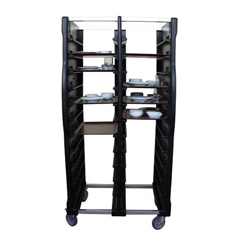 Tribeca Tepsi Taşıma Arabası, 37x53 cm Servis Tepsisi İçin, Çiftli, 870x690x1760 mm