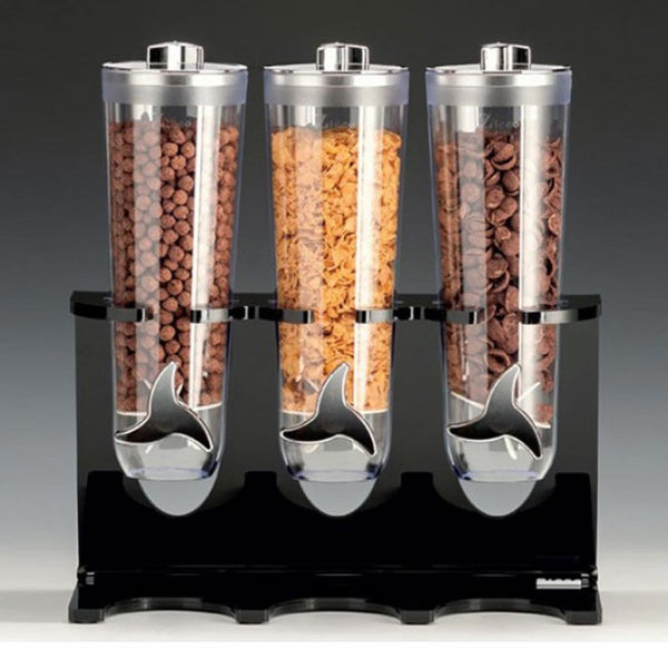 Zicco ZCP-724 Standlı Cornflakes Aleti, 3'lü, 40x17x44 cm, Siyah