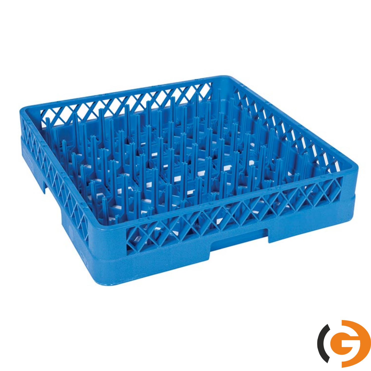 Endüstriyel Bulaşık Makinesi Tabak Sepeti 500x500 mm Mavi