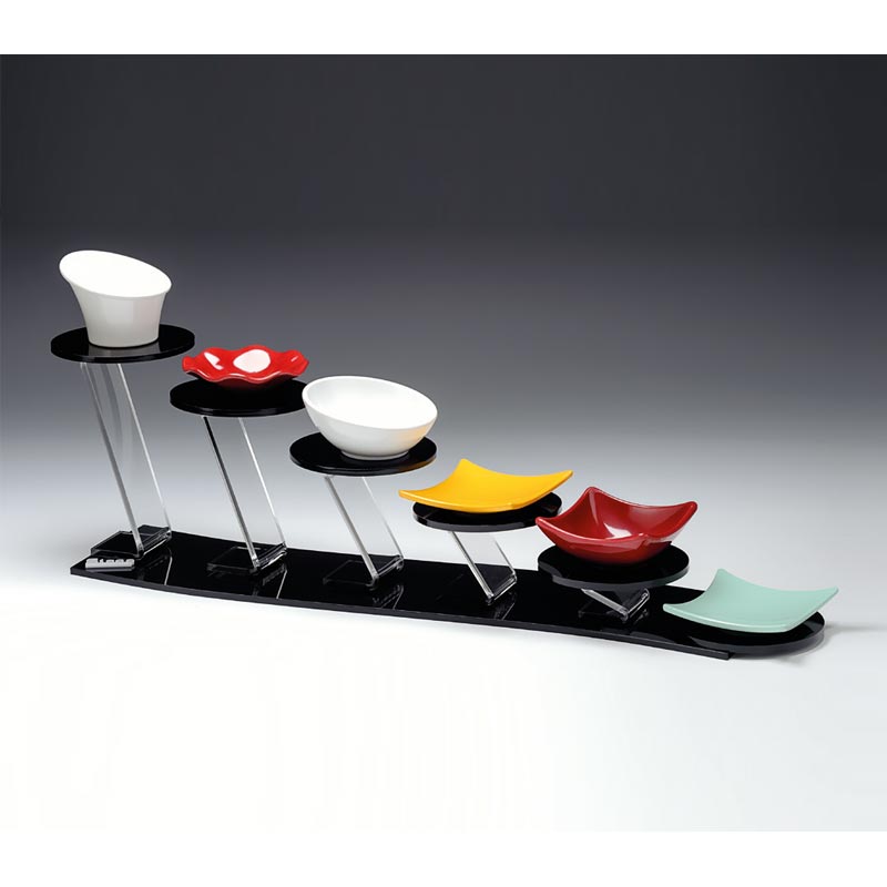 Zicco ZCP-686 Akrilik Teşhir Standı, 6'lı, 16.5 cm