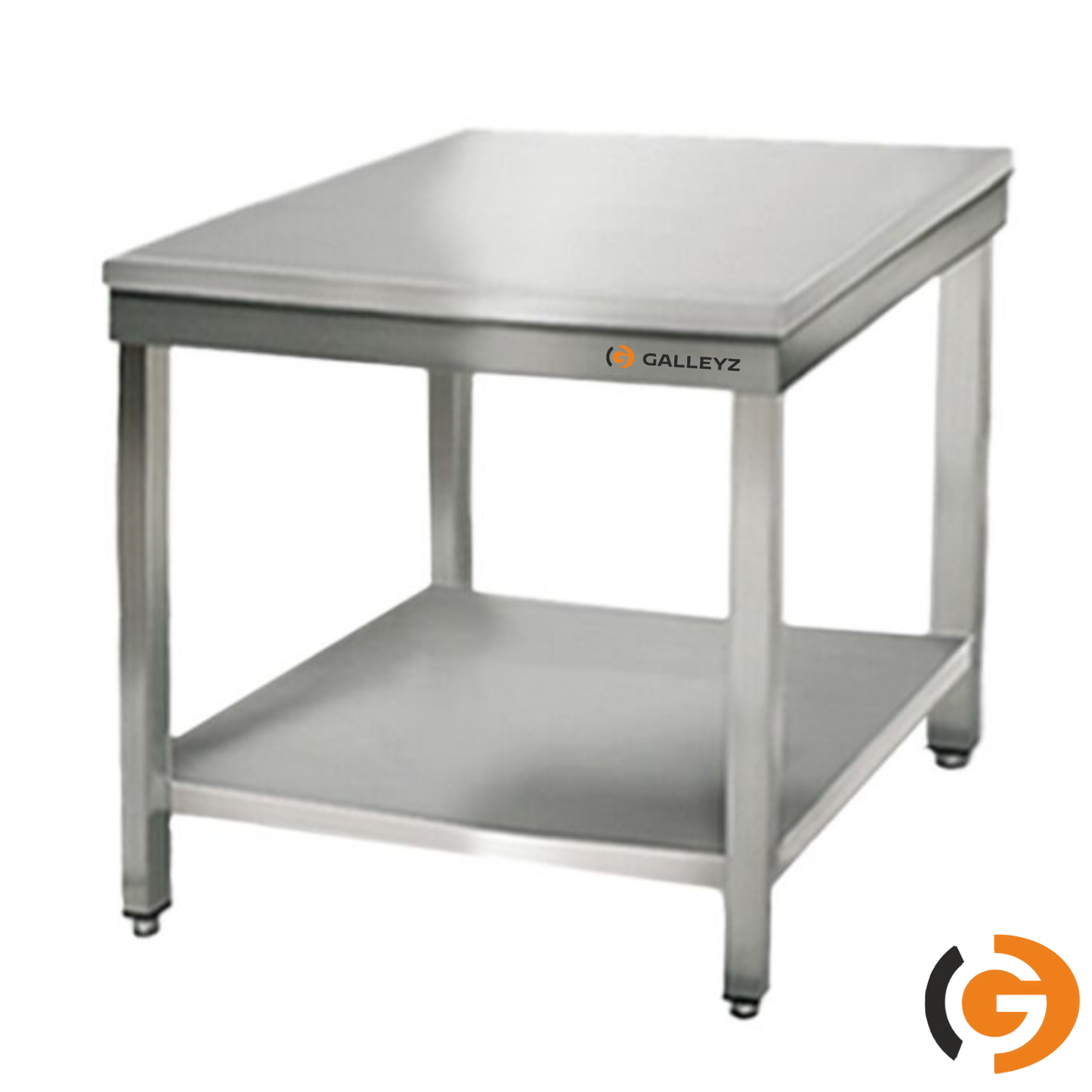 Stainless Steel Work Bench ECO - 700x600mm - Backless with lower shelf