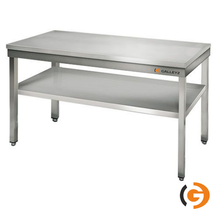 Work Bench - Stainless Steel - ECO - 1000x600mm - With Lower Shelf, Without Backrest