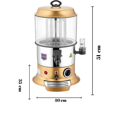 Gold Model Sahlep ve Sıcak Çikolata Isıtıcı 9 lt