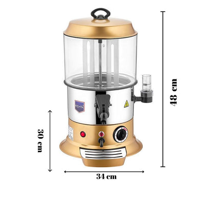Gold Model Sahlep ve Sıcak Çikolata Isıtıcı 5 lt