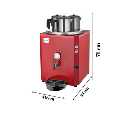 3 Teapot Jumbo Tea Machine 40 lt Float