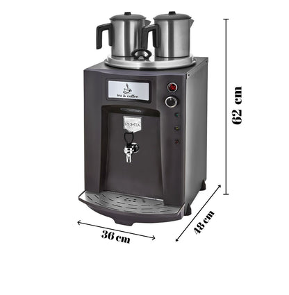 Premium Jumbo Tea Machine with 2 Teapots 23 lt Float