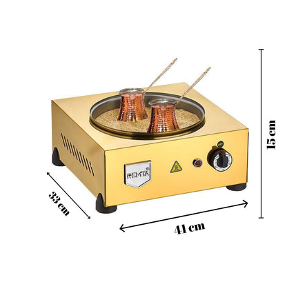 Altın Kumda Kahve Makinesi