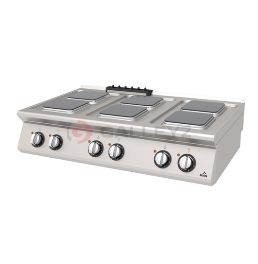 AEO-1273 2K Countertop 6-Burner Electric Cooker