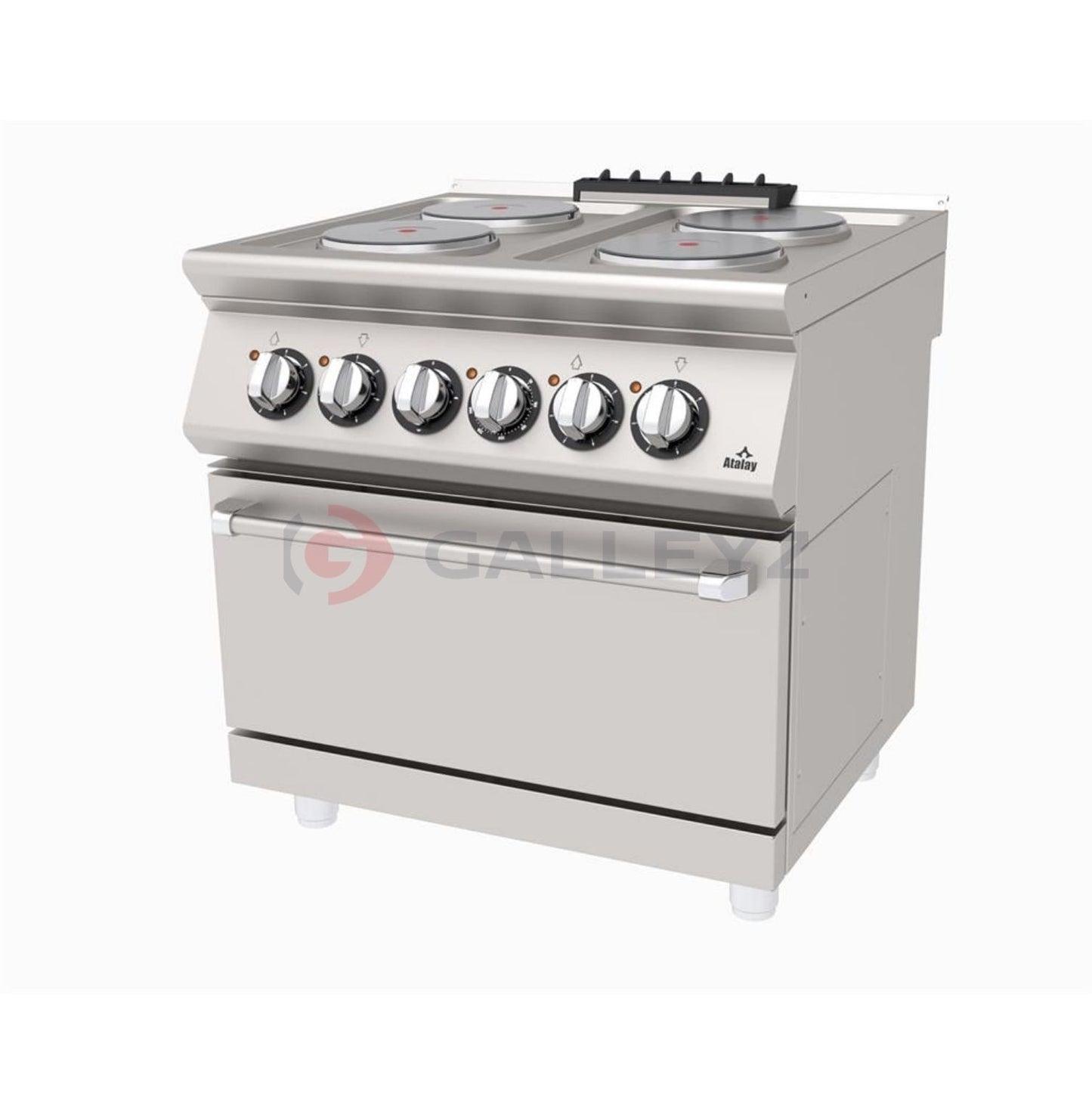 Atalay AEK-873 Electric 4-Piece Range Oven GN 2/1