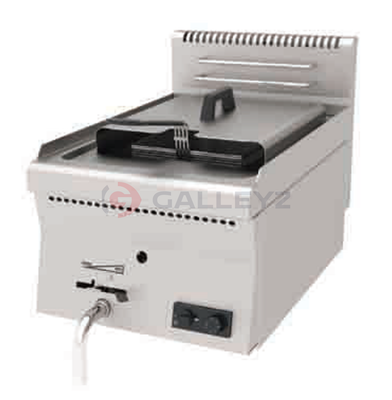 E AGF - 460 Countertop Fryer, Gas, 40x60x30 Cm