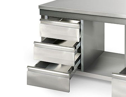 Stainless Steel Work Bench ECO - 1200x600mm - Backless with lower shelf