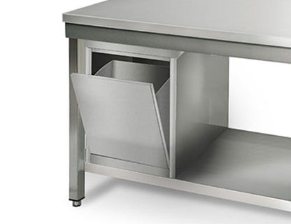 Stainless Steel Work Bench ECO - 1200x600mm - Backless with lower shelf