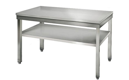 Stainless Steel Work Bench ECO - 1200x600mm - Backless with lower shelf