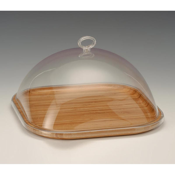 Zicco ZCP-697 Akrilik Kapaklı Ahşap Altlı Fanus, 30x30x15 cm