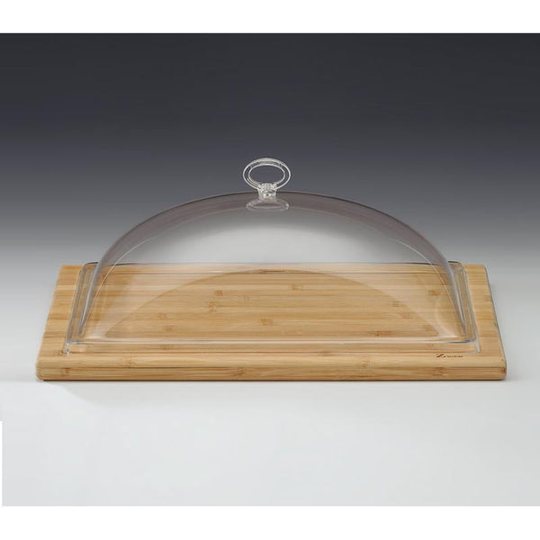 Zicco ZCP-689 Akrilik Kapaklı Ahşap Altlı Fanus, 30x40x12 cm