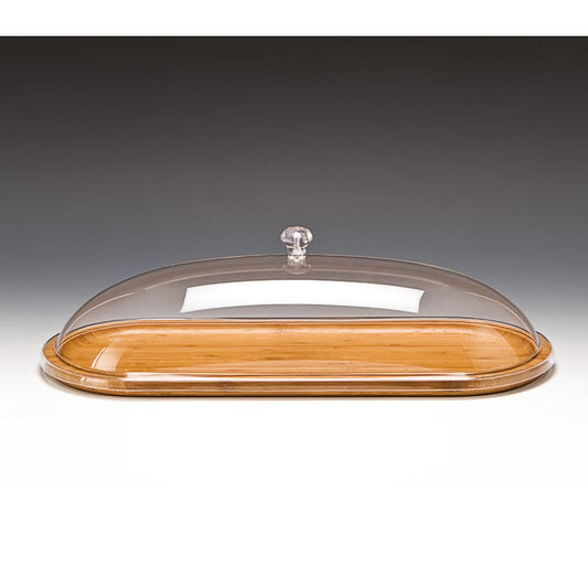 Zicco ZCP-577 Ahşap Altlı Akrilik Kapaklı Fanus, 48x19x13 cm