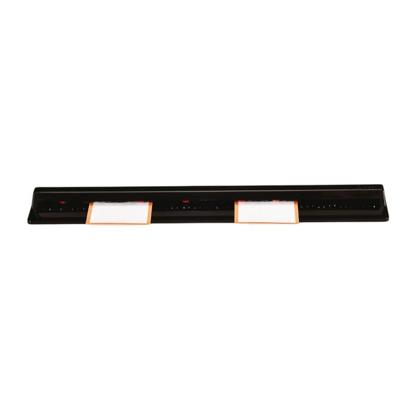 Zicco ZCP-107 Akrilik Sipariş Tutucu, 50 cm, Siyah