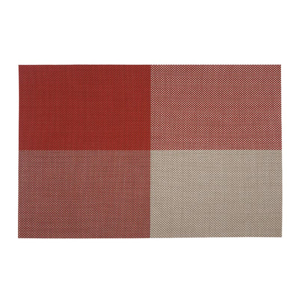 Zicco P-26 Plastik Örgülü Amerikan Servis, 30x45 cm, Kırmızı