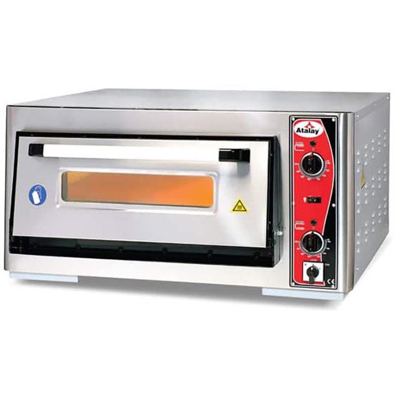 Atalay Electric Pizza Oven 4 x Ø30 Cm Capacity 62x62