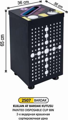 Arı Metal 2507 Geri Dönüşüm Ve Bardak Kovası Boyalı