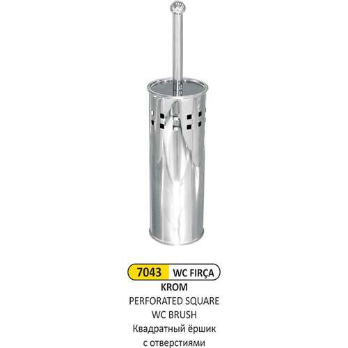 Arı Metal 7043 Wc Klozet Fırçası Kare Delikli