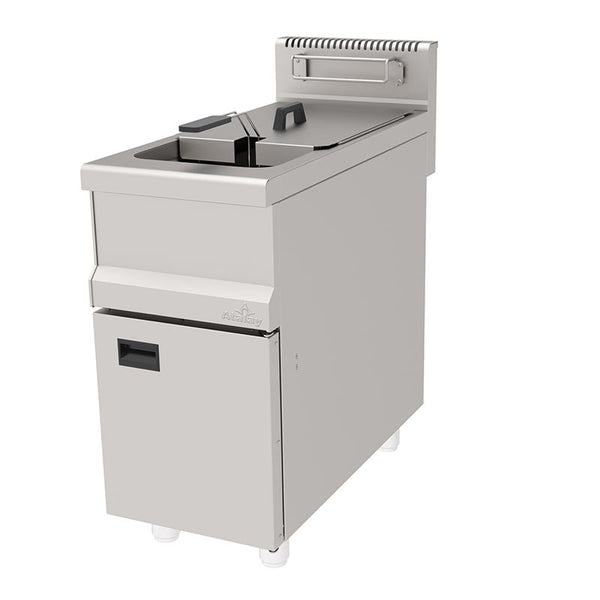 Atalay AGF-490 900 Seri Dolaplı Tek Hazneli Fritöz, 30 L, Doğalgazlı