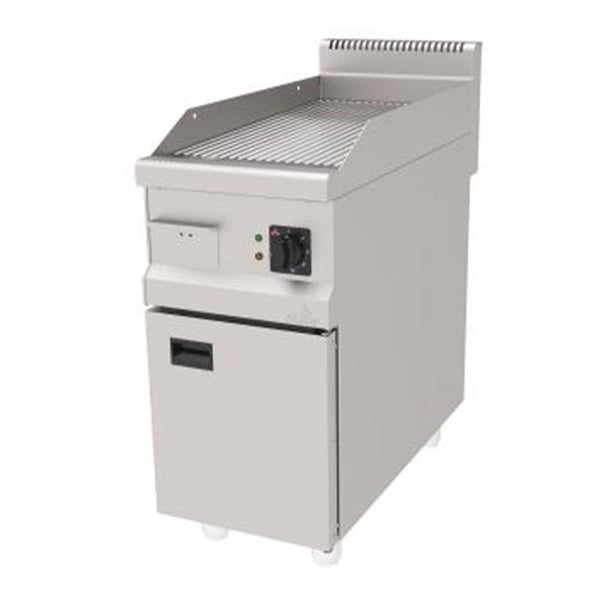 Atalay AEI-490NCR 900 Seri Nervürlü Pleyt Izgara, 40x90 cm, Krom Yüzeyli, Elektrikli