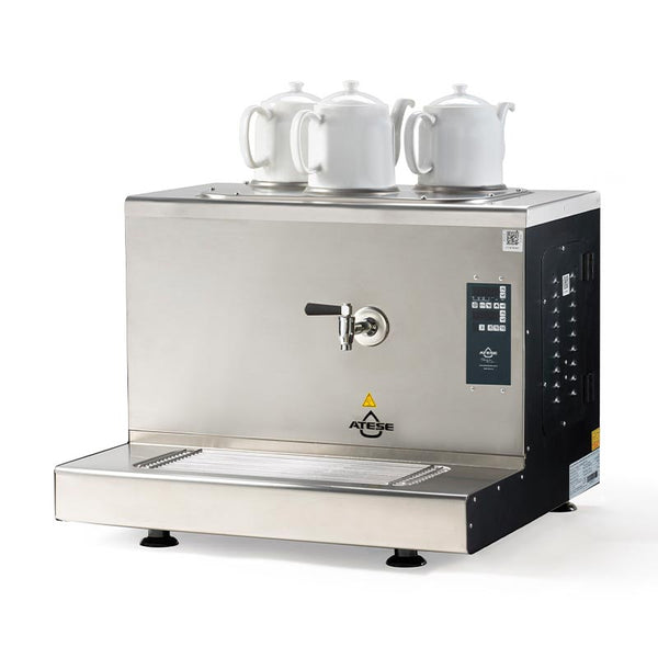 Ateşe Cappadocia Smart Plus 3 Demlikli Çay Kazanı, 30 L, Gaz+Elektrikli, Inox