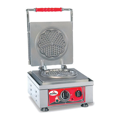 Atalay Single Clover Waffle Machine Electric