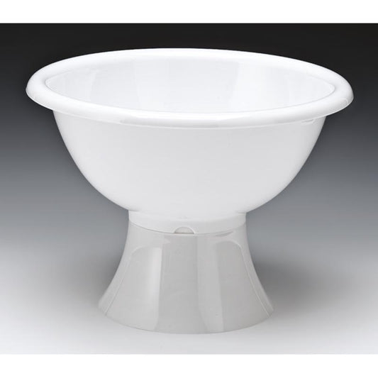 Zicco ZCP-446 Ayaklı Polikarbon Teşhir Kasesi, 35 cm, Beyaz