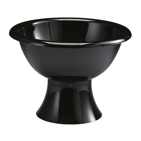 Zicco ZCP-446 Ayaklı Polikarbon Teşhir Kasesi, 35 cm, Siyah