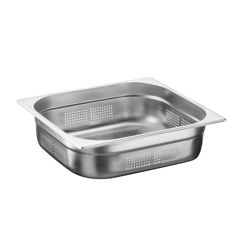 Bilge Inox GN 2/3-40 mm Paslanmaz Çelik Delikli Gastronorm Küvet