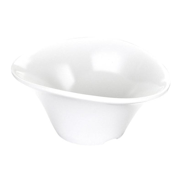 Biradlı BRD-516304 Açık Büfe Minimal Sos Tabağı, 10x8 cm, Beyaz