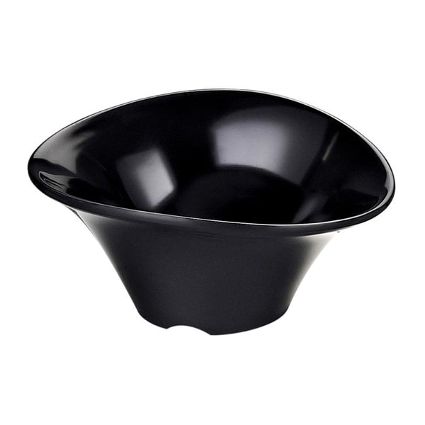 Biradlı BRD-516304 Açık Büfe Minimal Sos Tabağı, 10x8 cm, Siyah
