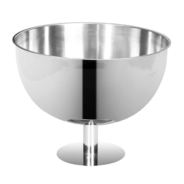 Biradlı BRD-3077 Ayaklı Çelik Punch Kasesi, Ayaklı, 33x26 cm