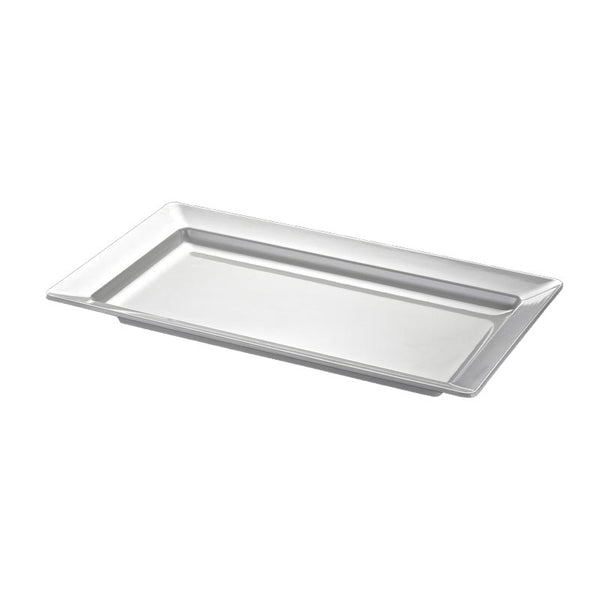 Biradlı BRD-100120Dikdörtgen Melamin Sunum Tepsisi, 50x28x5 cm