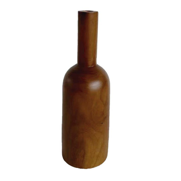 Biradlı Groovy GRV-22681 Dekoratif Ahşap Vazo, 15x46 cm