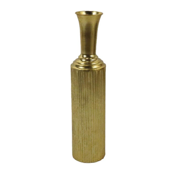 Biradlı Groovy GRV-71604 Dekoratif Metal Vazo, 60.5x14 cm