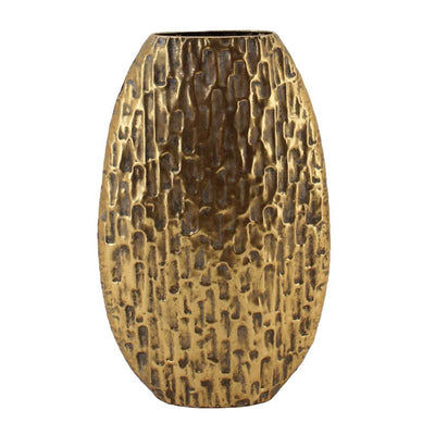 Biradlı Groovy GRV-81991 Dekoratif Metal Vazo, 30x9.5x49.5 cm