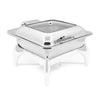 Biradlı GRV-4023 Ekonomik Kare Chafing Dish, GN 2/3