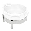 Biradlı GRV-5025 Lux Yuvarlak Chafing Dish Ayaklı Stand