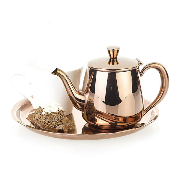 Biradlı GRV-238 Kahve ve Çay Takımı, Altın
