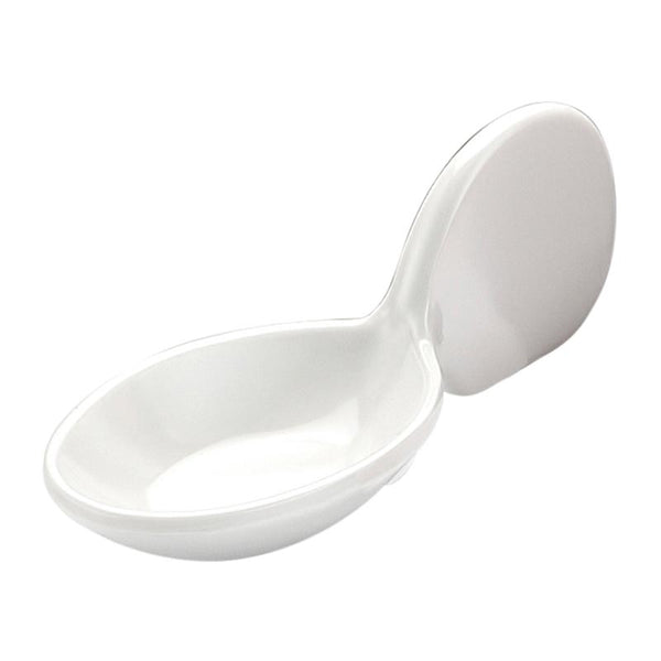 Biradlı BRD-518004 Tutmalı Melamin Sunum Tabağı, 10x4x1.5 cm, Beyaz