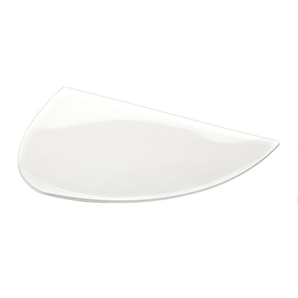 Biradlı BRD-100617 Yarım Ay Melamin Sunum Tepsisi, 44.5x44.5x7 cm
