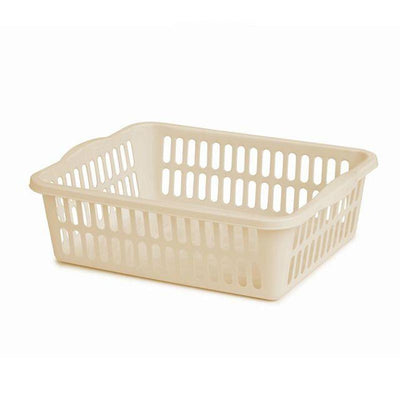 Bora Plastik Desenli Meyve Sepeti No:0, 26.5x8.5 cm, Krem