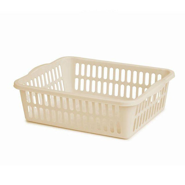 Bora Plastik Desenli Meyve Sepeti No:0, 26.5x8.5 cm, Krem